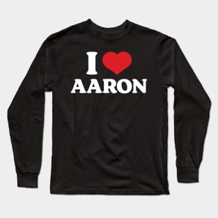 I Heart Aaron Bushnell Long Sleeve T-Shirt